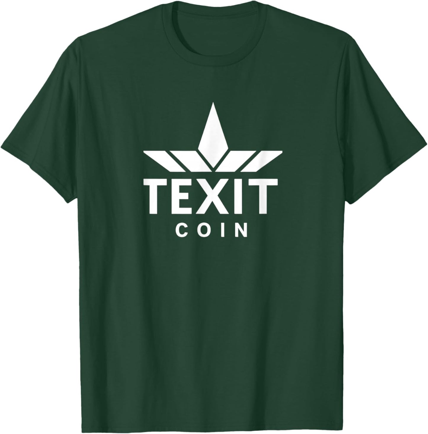 Texit Logo American Made Crypto Project Patriotic T-Shirt - T-Shirt | Forest