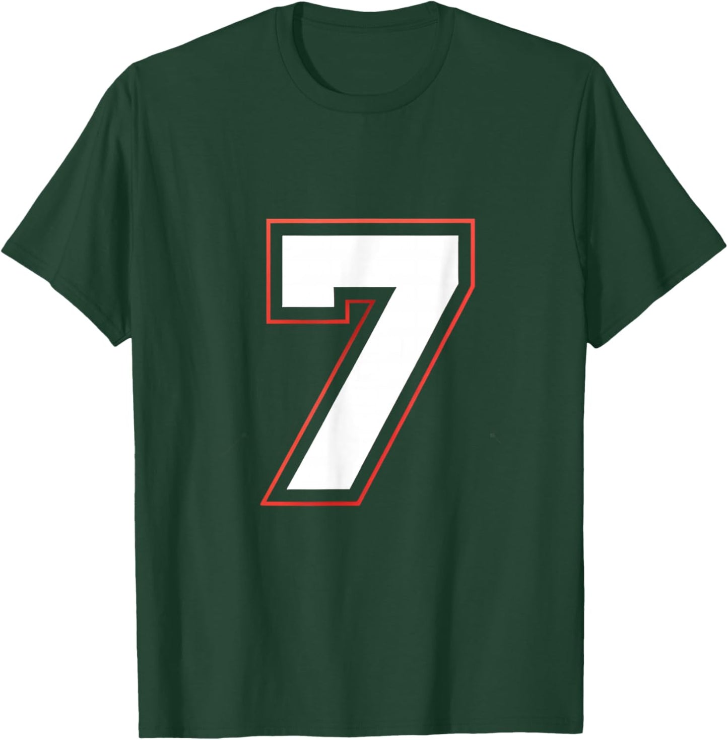 Fun Six Seven 6 7 Meme Design T-Shirt - T-Shirt | Forest