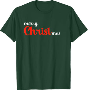 Cute Christian Christmas Shirt Faith Based Holiday Clothes T-Shirt - T-Shirt | Forest