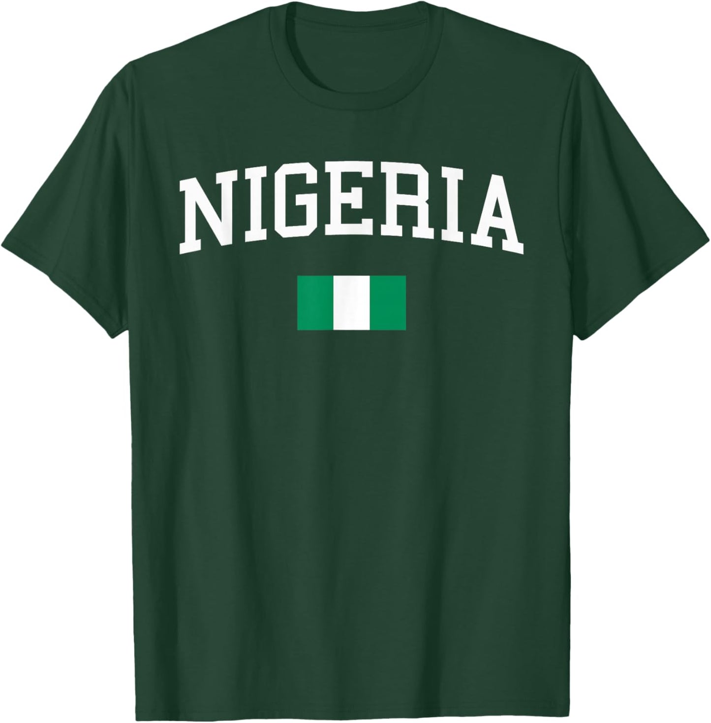 Nigerian Flag Men Women Kids Nigeria T-Shirt - T-Shirt | Forest