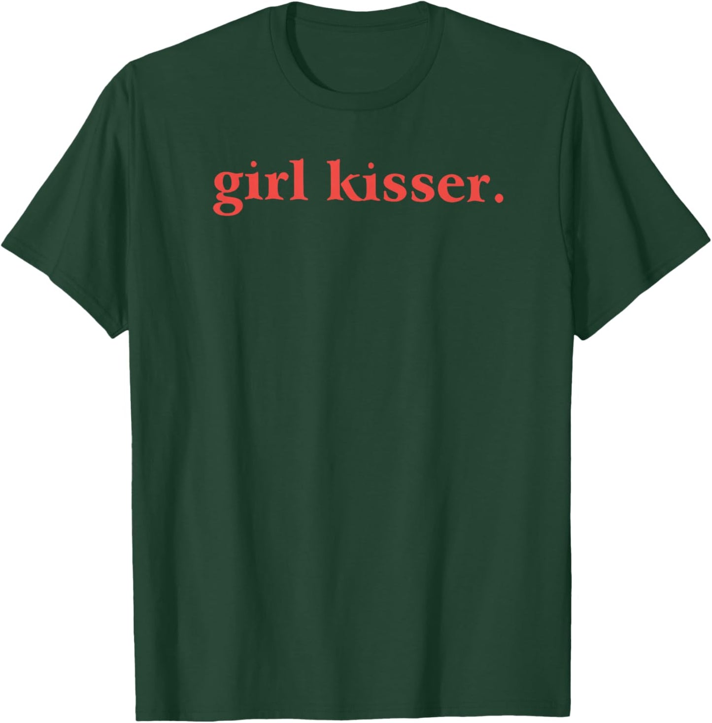 Girl Kisser Lesbian LGBT Gay Bisexual Trans Pride Pansexual T-Shirt - T-Shirt | Forest