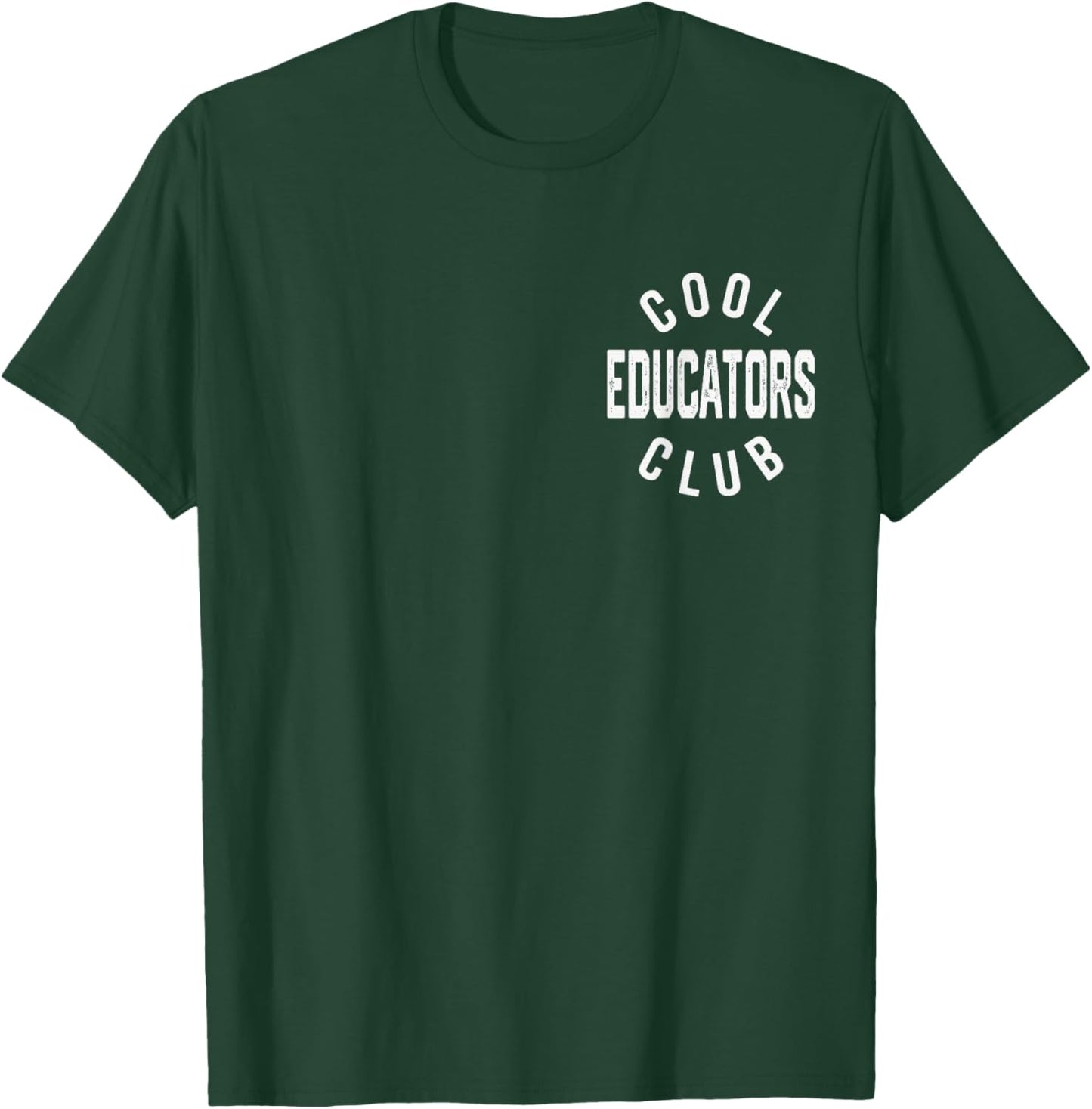 Cool Educators Club Retro Vintage Graphic T-Shirt - T-Shirt | Forest