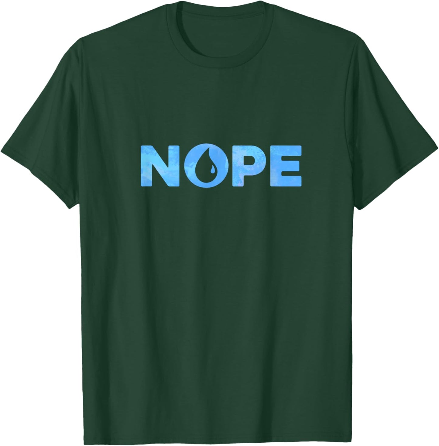 Nope Blue Color Island Mana Magic T-Shirt - T-Shirt | Forest