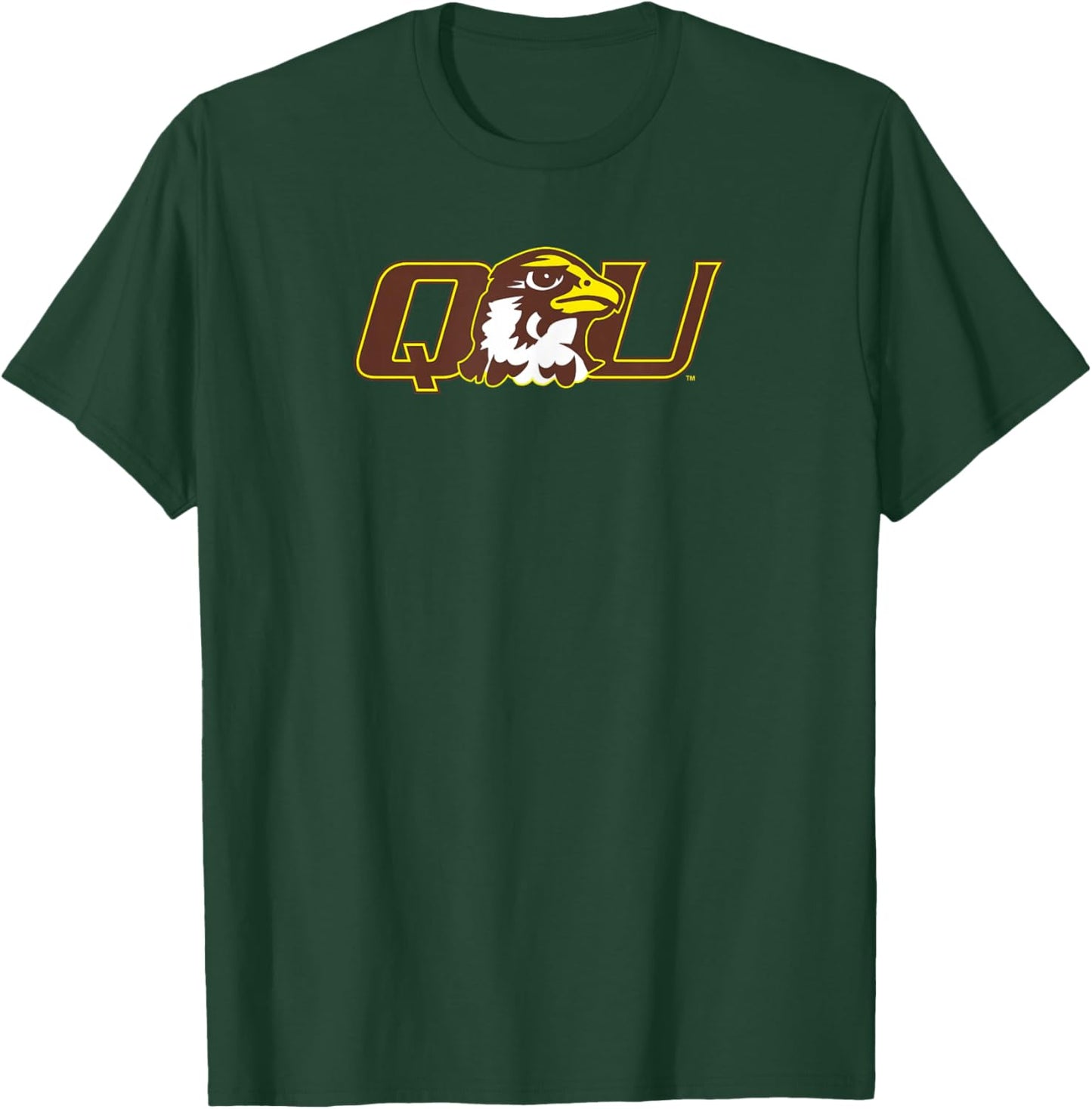 Quincy University Hawks Primary Logo T-Shirt - T-Shirt | Forest