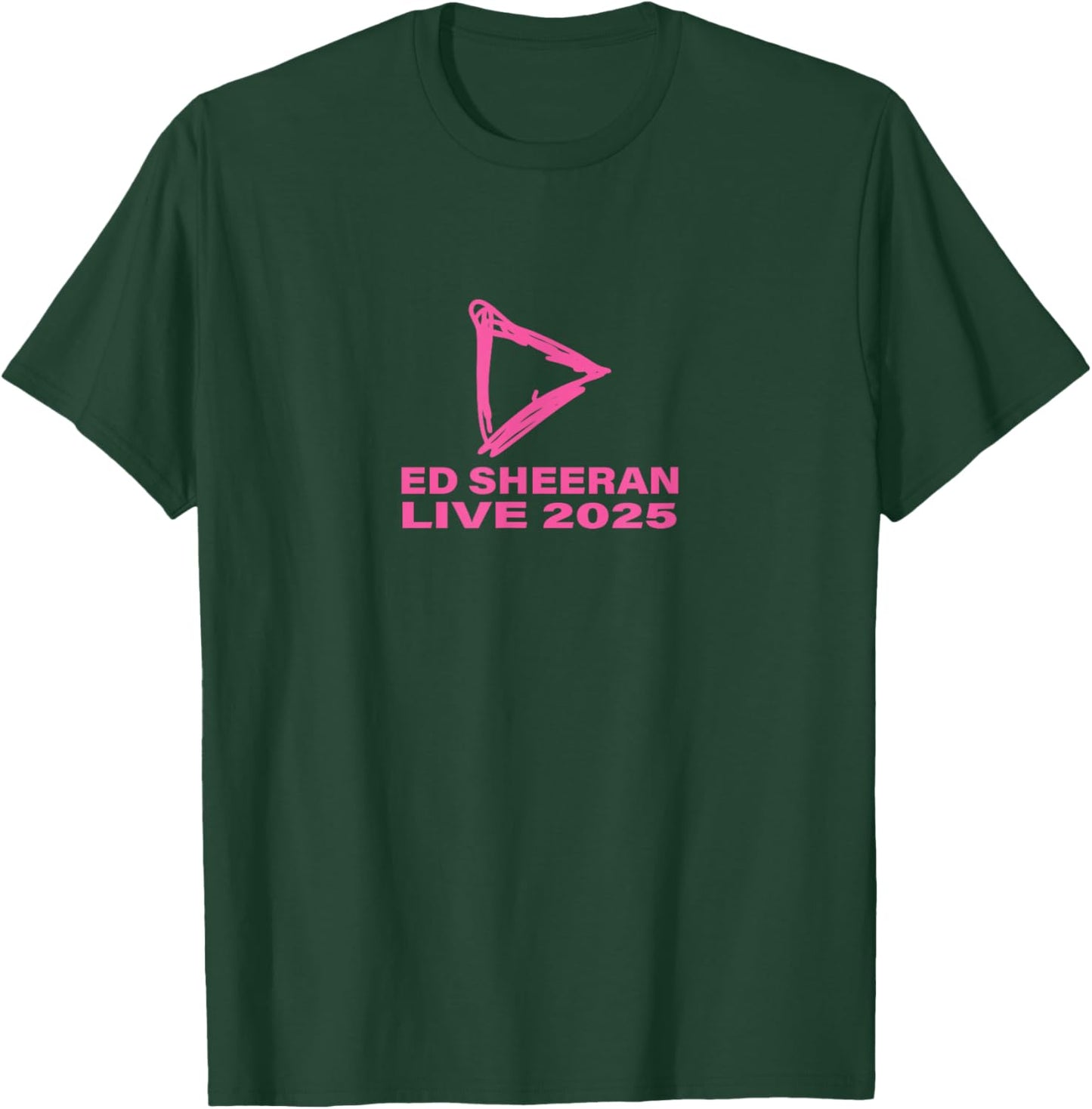 Ed Sheeran Play Live 2025 T-Shirt - T-Shirt | Forest