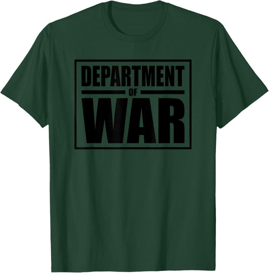 Department of WAR Defense T-Shirt - T-Shirt | Forest