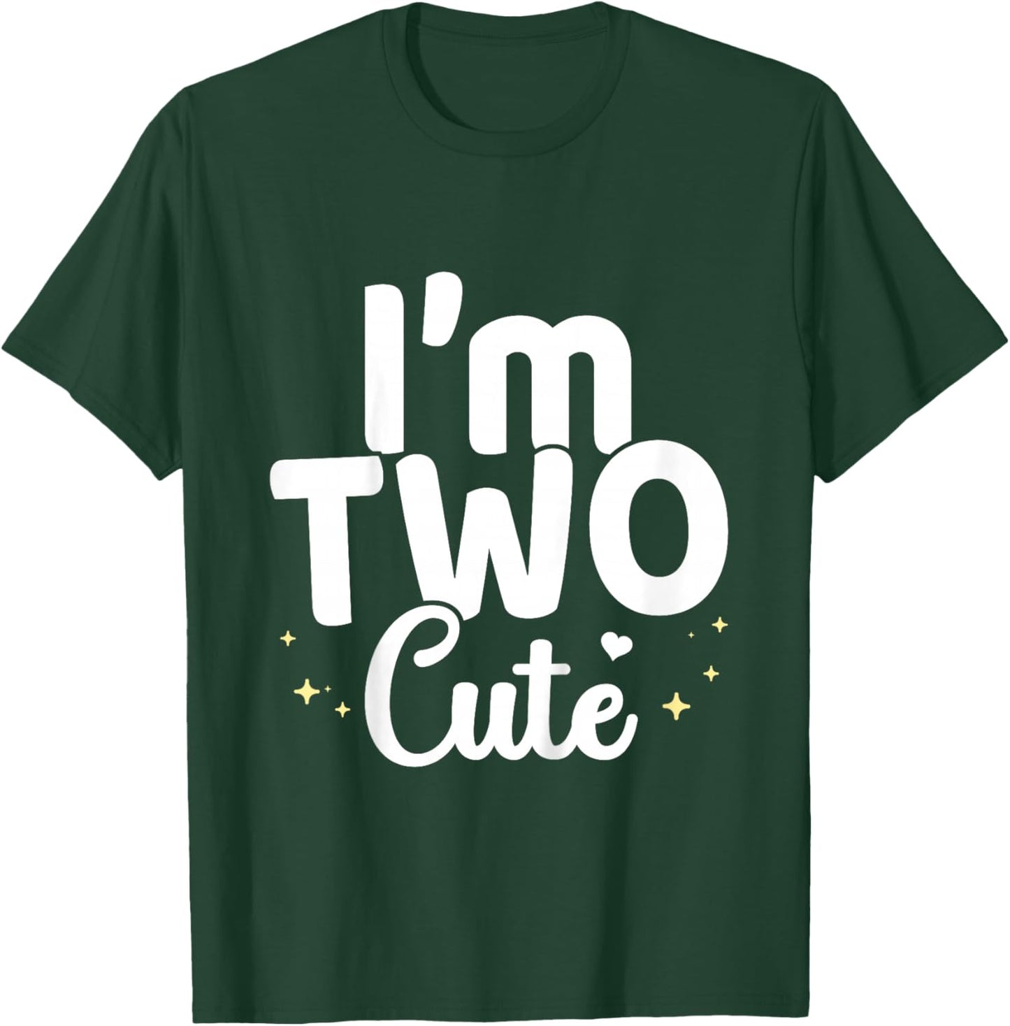 Kids I'm Two Cute Toddler 2 Year Old - 2nd Birthday T-Shirt - T-Shirt | Forest