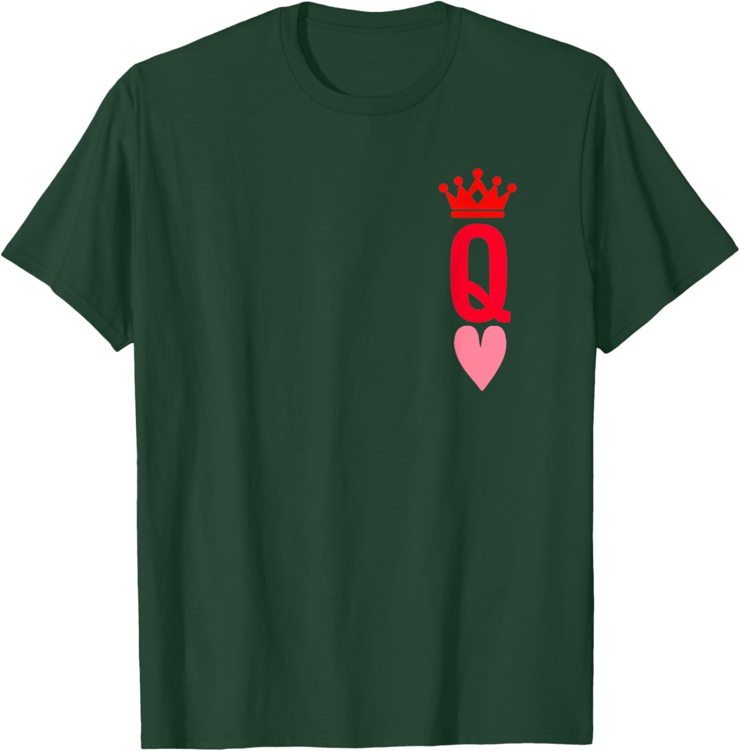 Queen Heart Valentines T-Shirt - T-Shirt | Forest