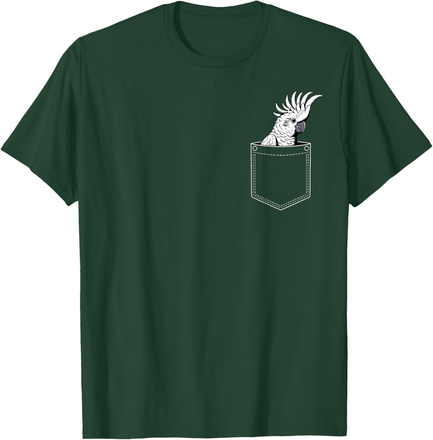 Cool Cockatoo Art Women Parrot Lover Goffin Cockatoo T-Shirt - T-Shirt | Forest