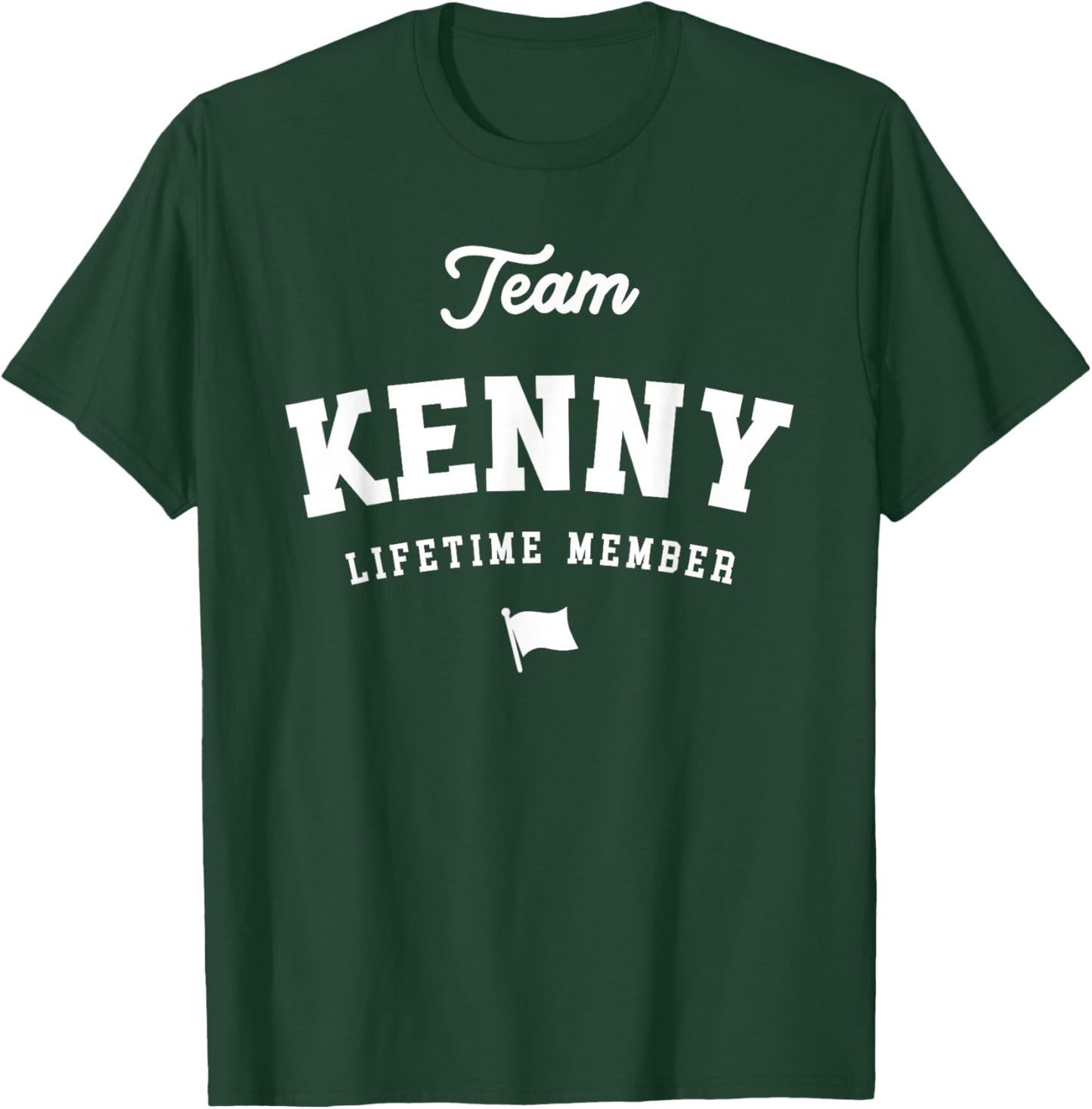 Team Kenny Lifetime Member Funny Name Kenny T-Shirt - T-Shirt | Forest