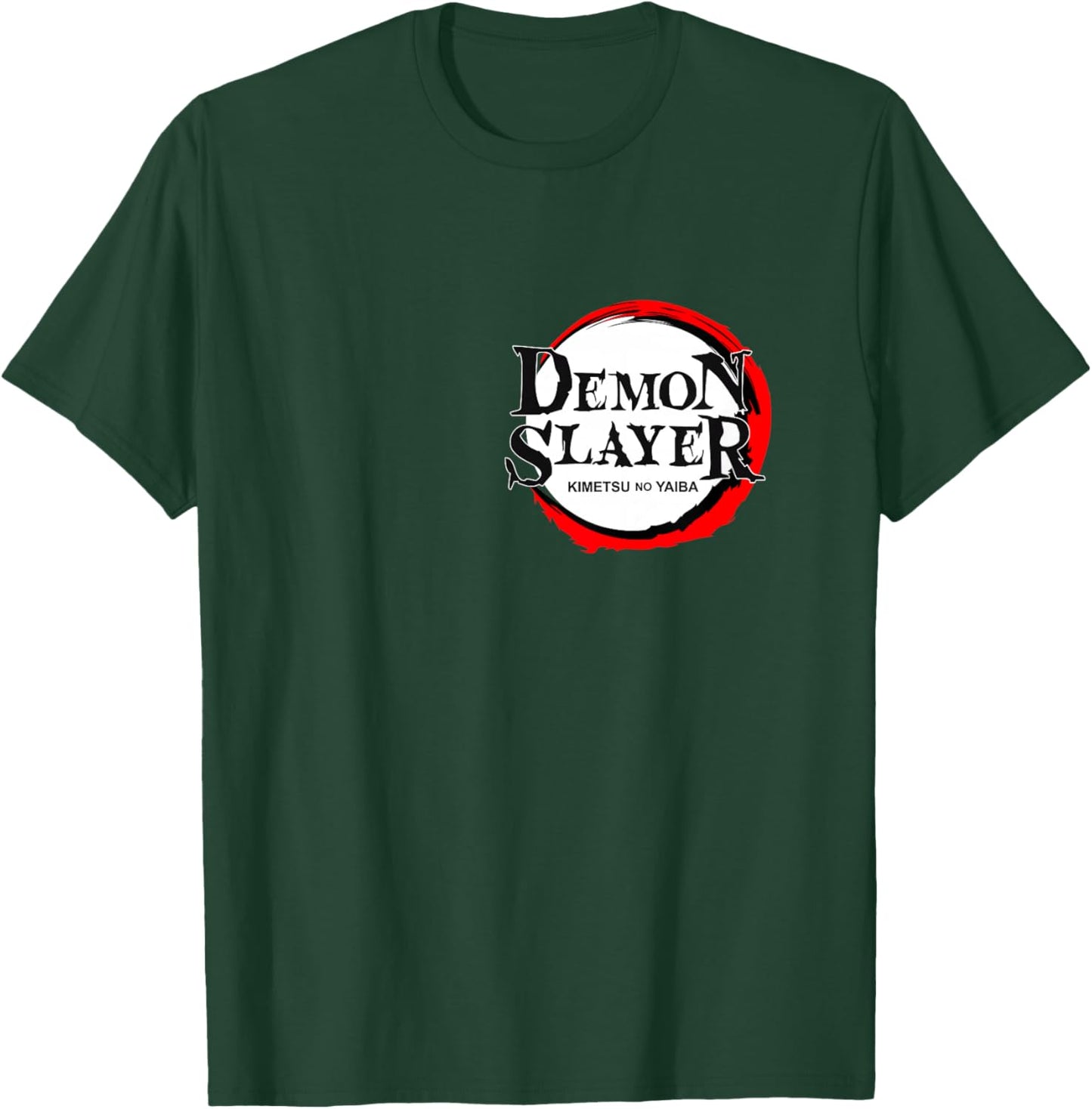 Kids Demon Slayer: Kimetsu no Yaiba Vintage Logo T-Shirt - T-Shirt | Forest