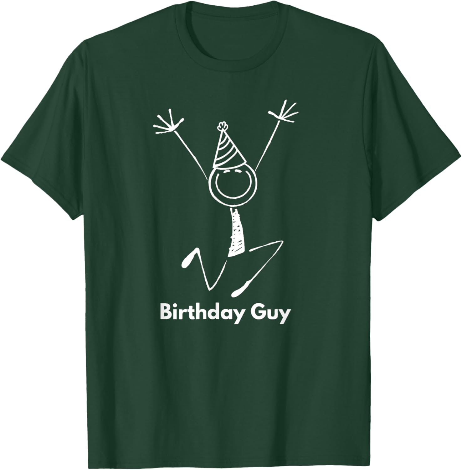 It's My Birthday Party Smile Face Funny Cute Birthday Guy T-Shirt - T-Shirt | Forest
