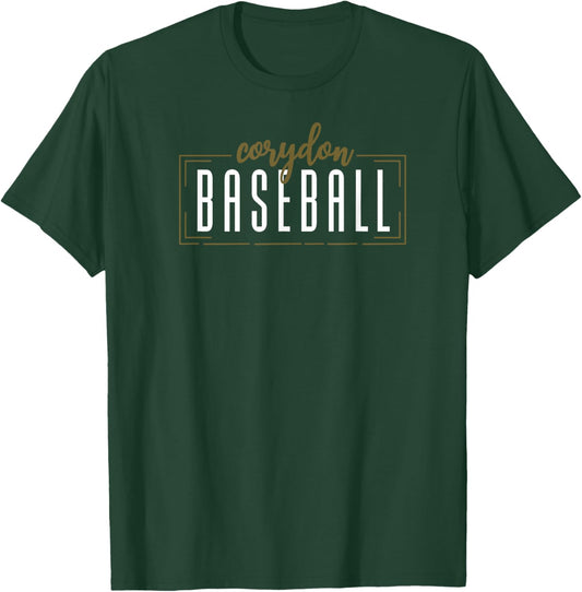 Corydon Baseball School Spirit Indiana T-Shirt - T-Shirt | Forest