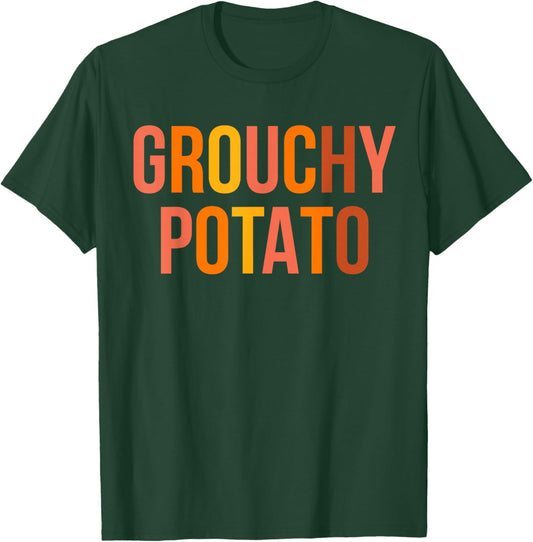 Sweet Potato and Grouchy Potato Thanksgiving Couple Matching T-Shirt - T-Shirt | Forest