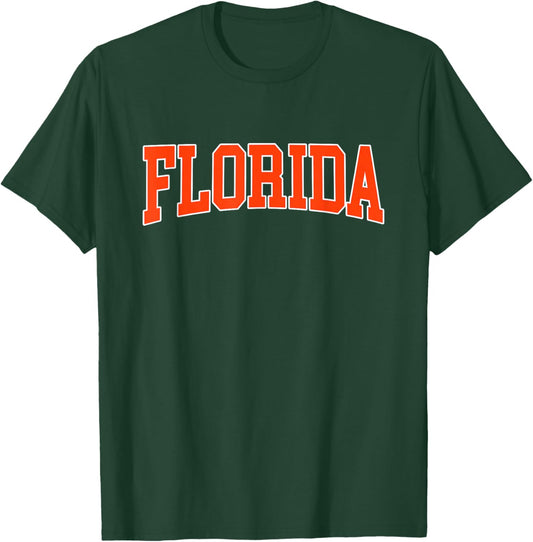 Florida - Throwback Design - Classic T-Shirt - T-Shirt | Forest