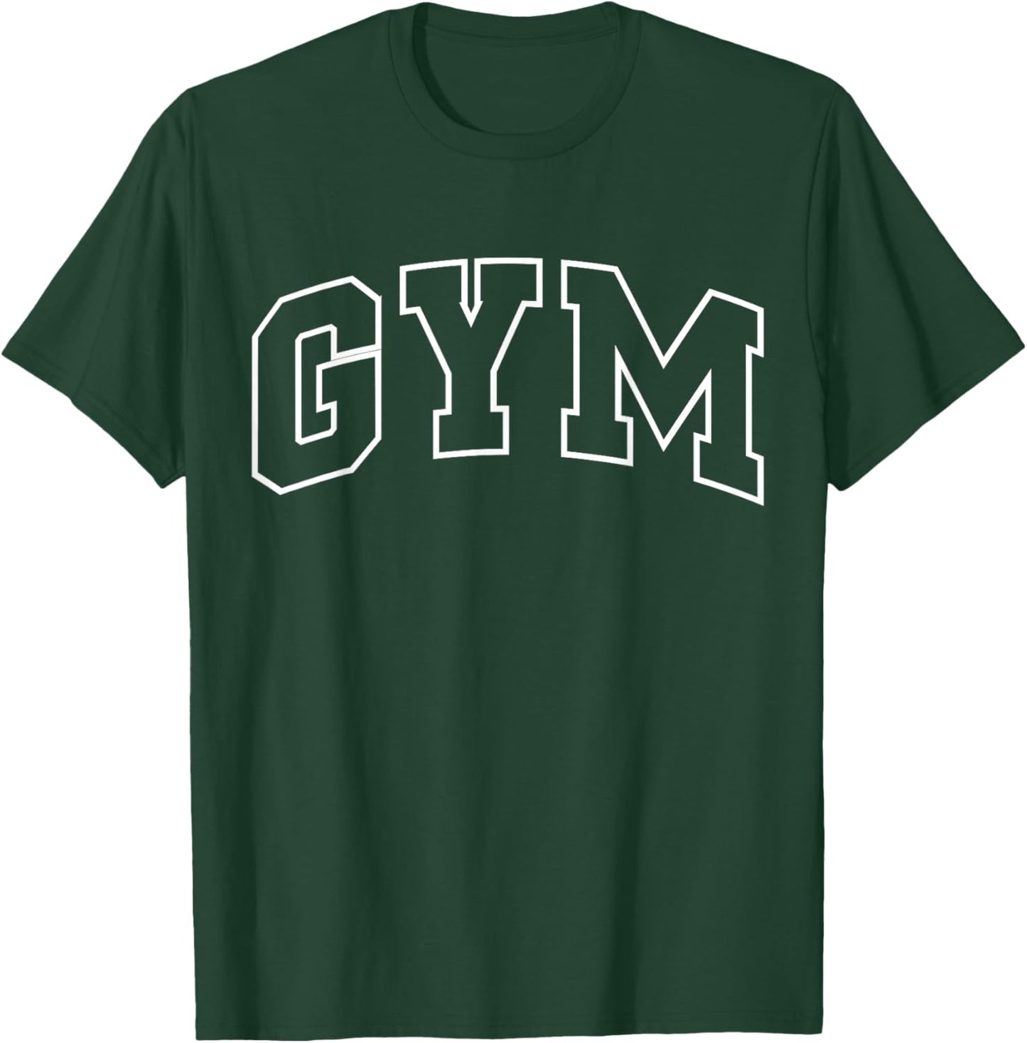 Gym Funny Athletic Lettering Instructor Coach T-Shirt - T-Shirt | Forest