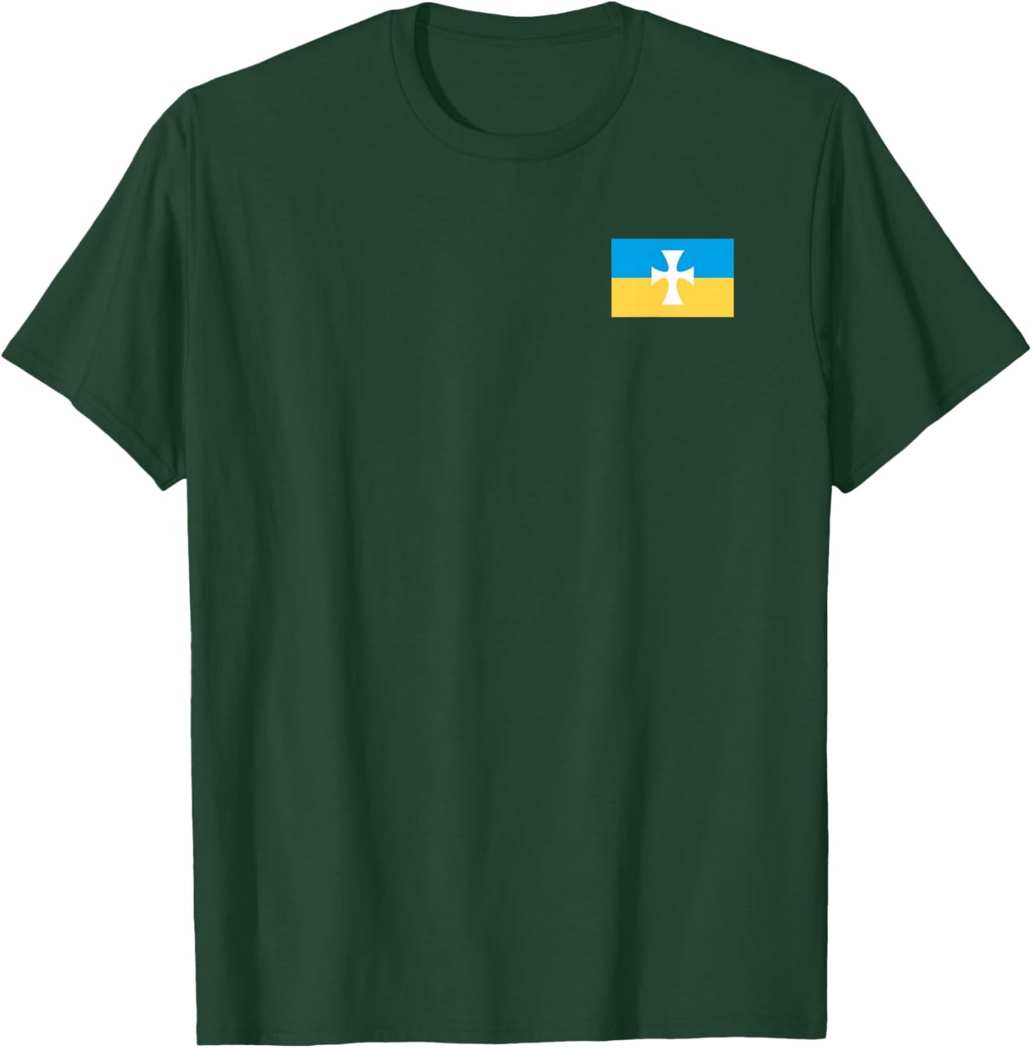 Licensed Sigma Chi Flag Left Chest T-Shirt - T-Shirt | Forest