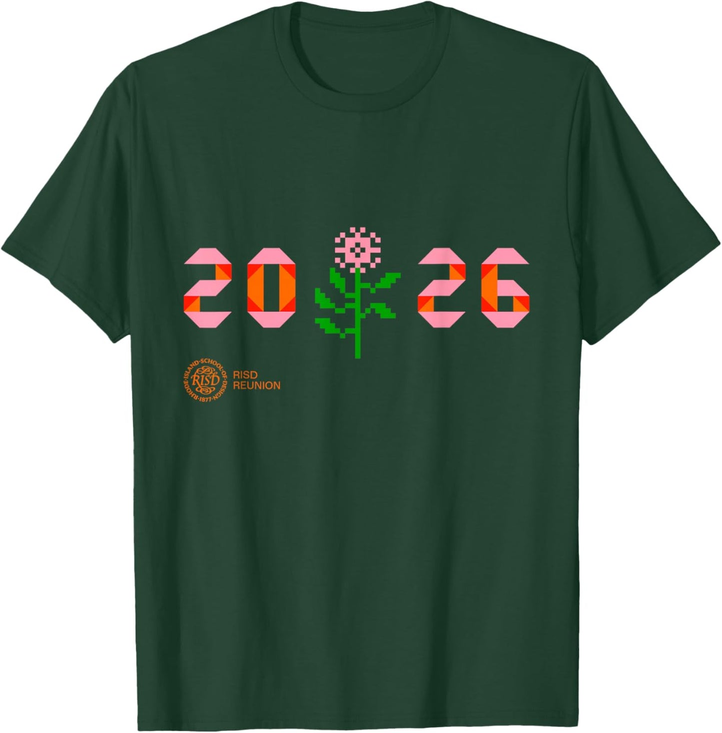 2026 Rhode Island School of Design Reunion T-Shirt - T-Shirt | Forest