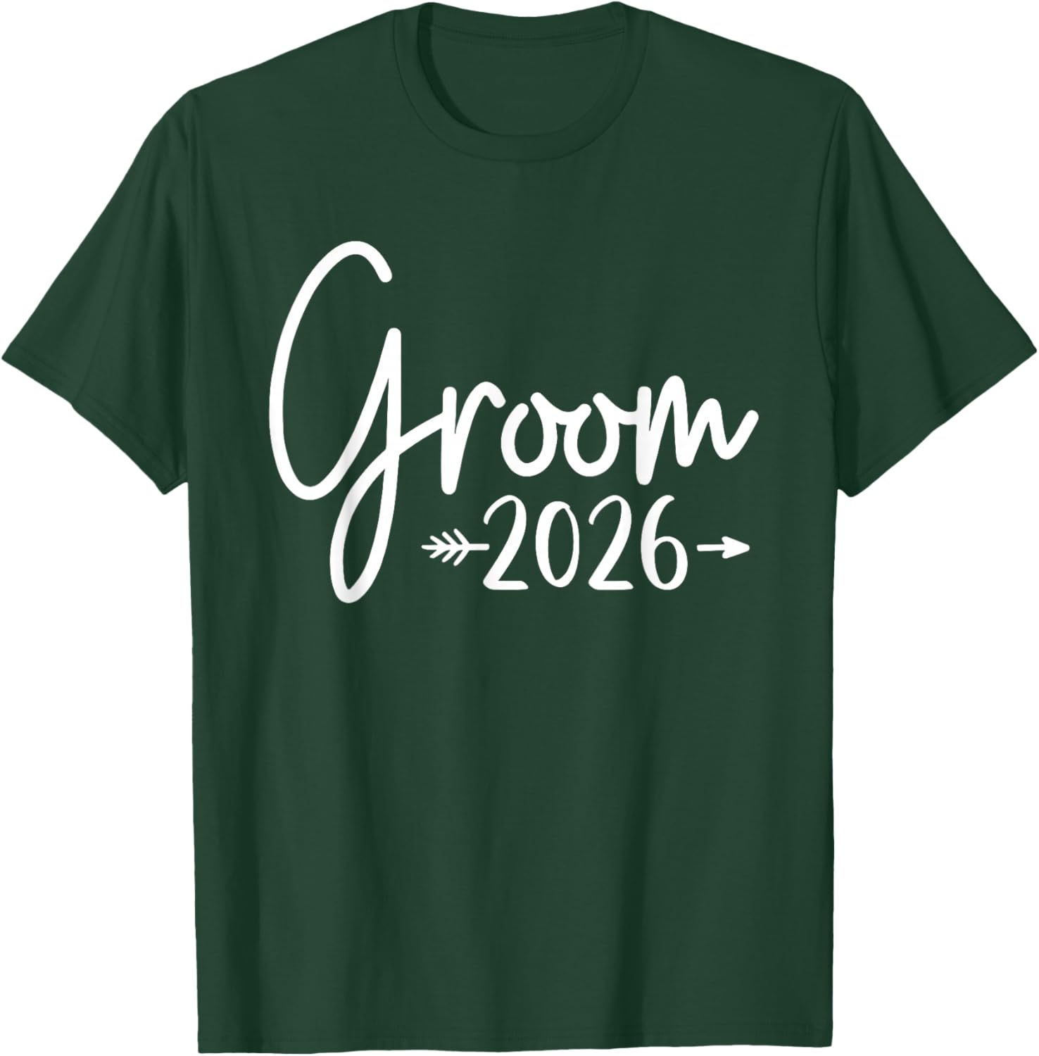 Groom 2026 Bachelor Party Wedding T-Shirt - T-Shirt | Forest