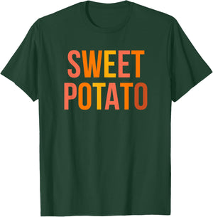 Sweet Potato and Grouchy Potato Thanksgiving Couple Matching T-Shirt - T-Shirt | Forest
