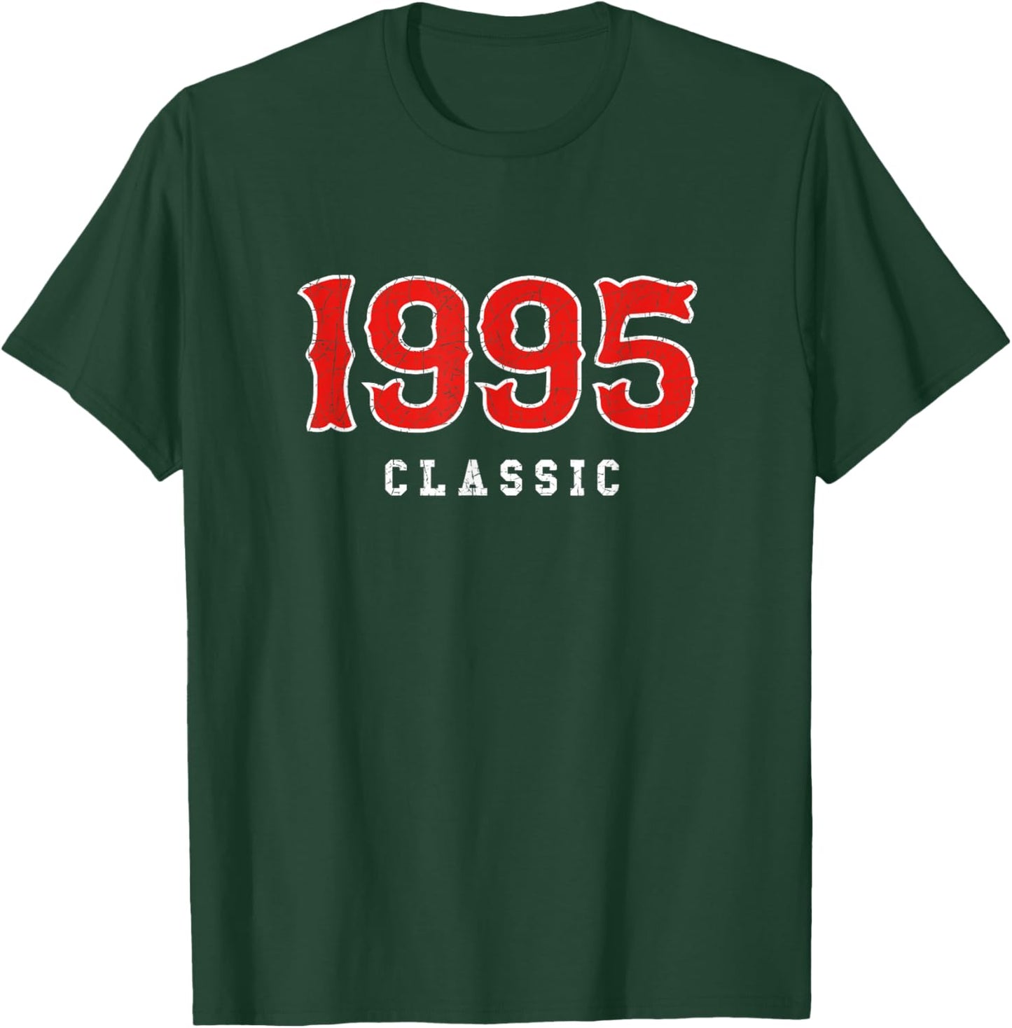 30 Year Old 1995 Classic Baseball Fan 30th Birthday Gift T-Shirt - T-Shirt | Forest