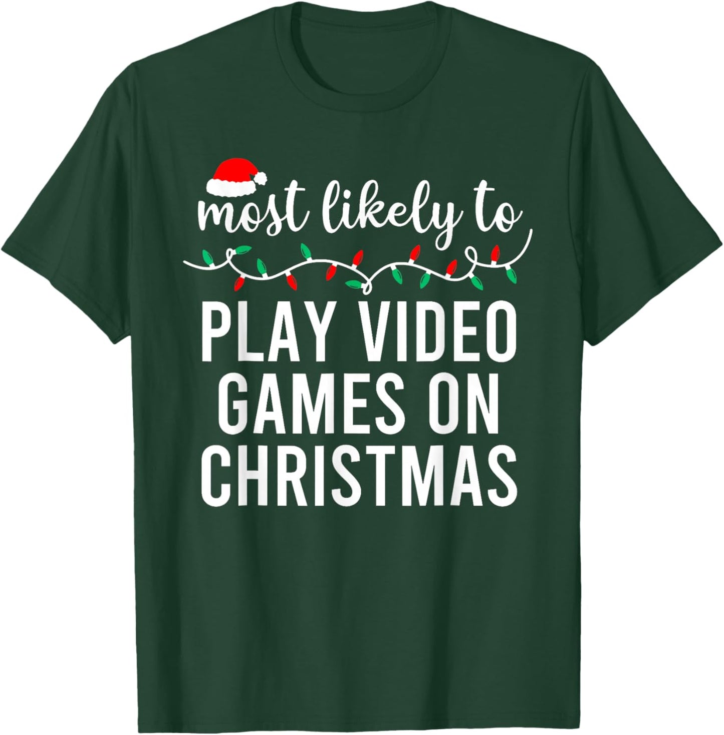 Most Likely to Christmas Matching Family Pajamas Funny T-Shirt - T-Shirt | Forest