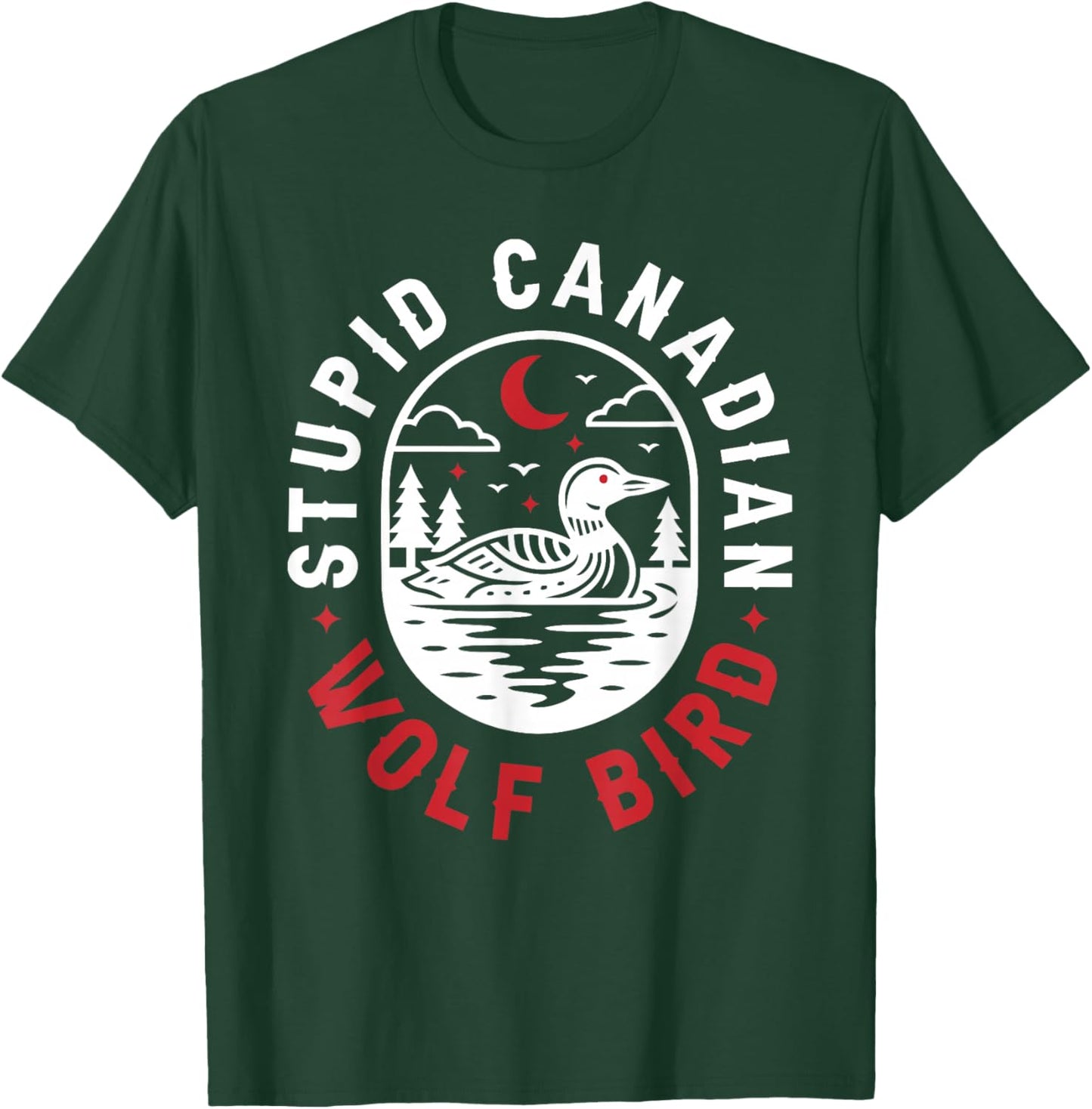 Sarcastic Loon Bird T-Shirt - T-Shirt | Forest