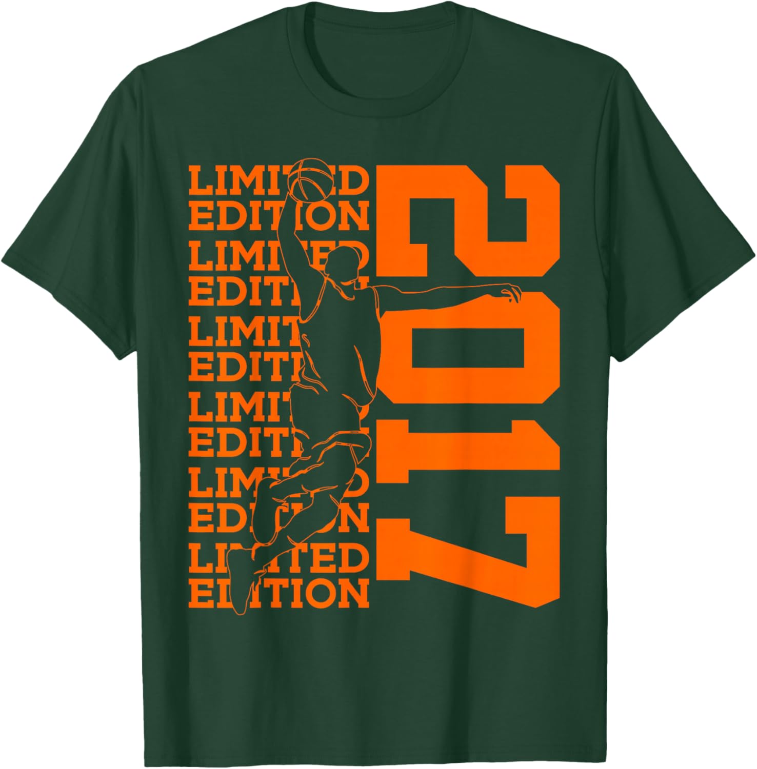 Limited Edition 2017 Basketball 9TH Birthday T-Shirt - T-Shirt | Forest