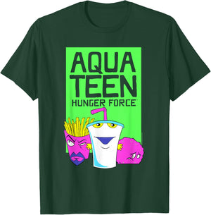 ATHF Neon Color Character Group Funny Cartoon T-Shirt - T-Shirt | Forest