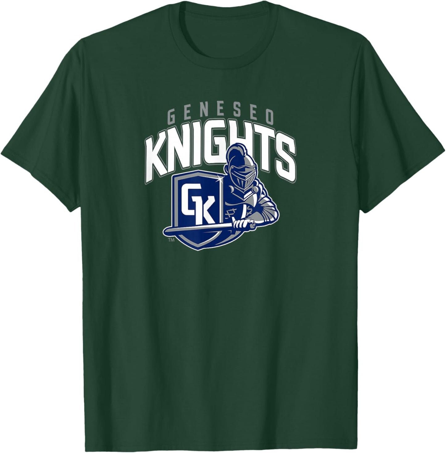 SUNY Geneseo Knights Primary Logo T-Shirt - T-Shirt | Forest
