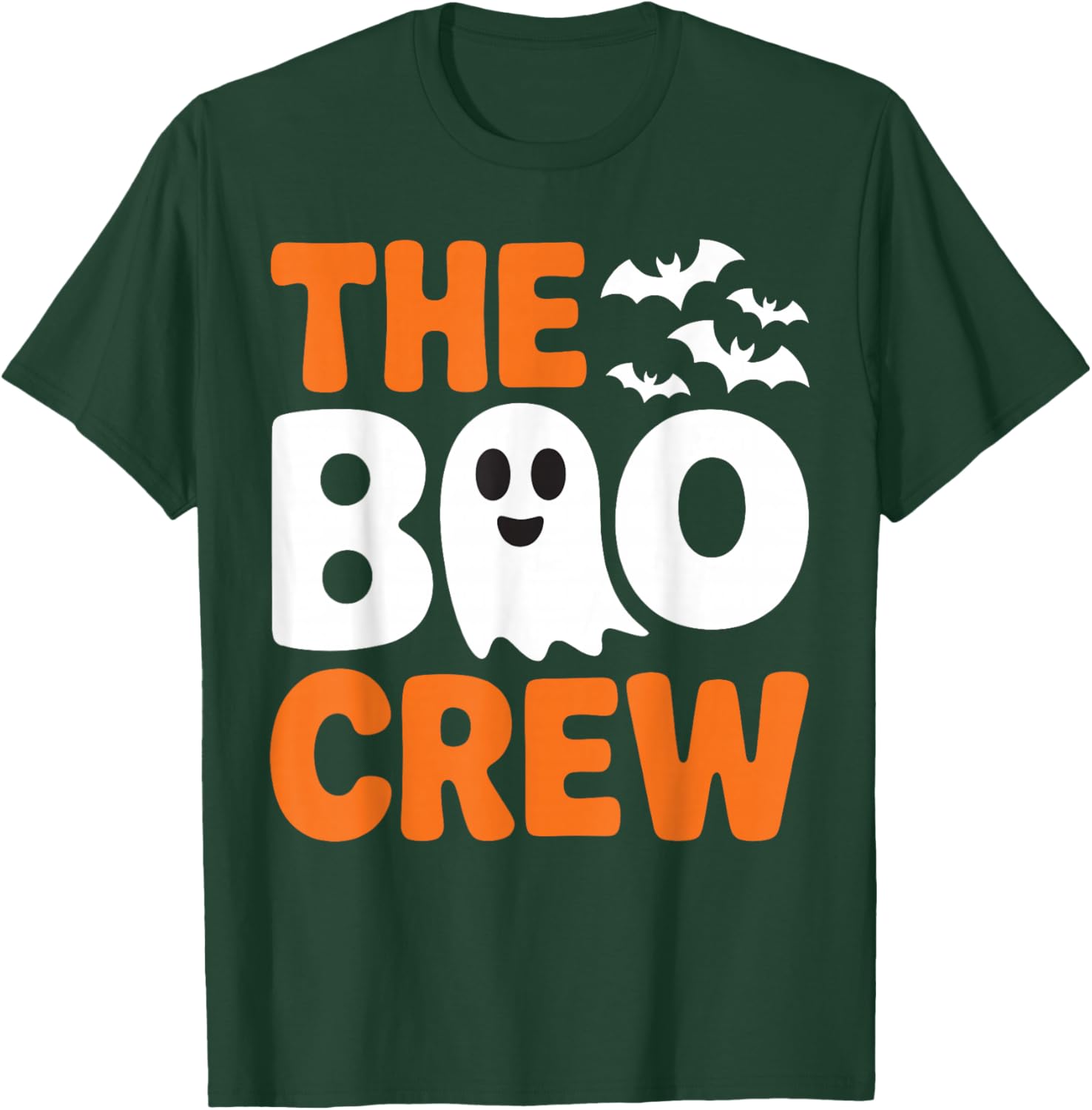 The Boo Crew Comedy Ghost Spooky Season Outfit T-Shirt - T-Shirt | Forest
