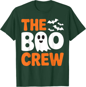 The Boo Crew Comedy Ghost Spooky Season Outfit T-Shirt - T-Shirt | Forest