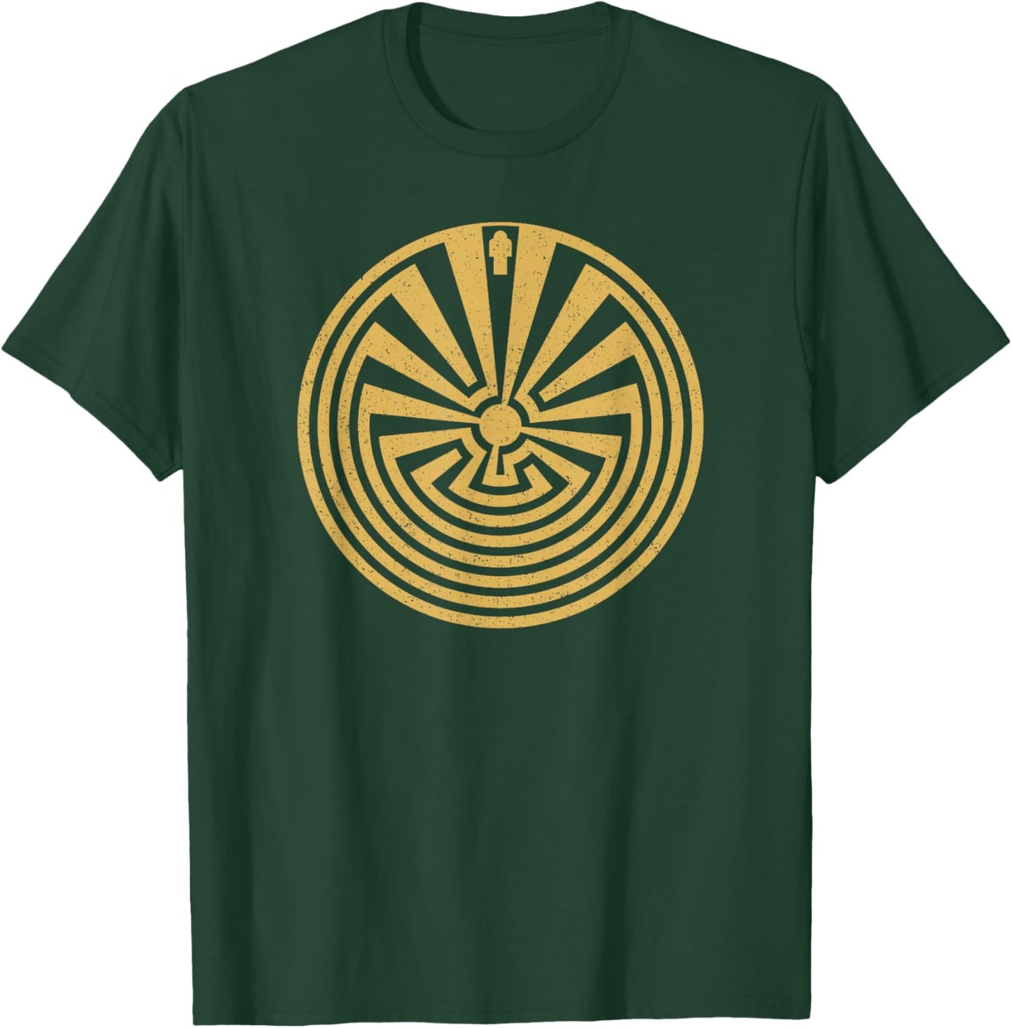 Tohono O'Odham Native American Symbol T-Shirt - T-Shirt | Forest