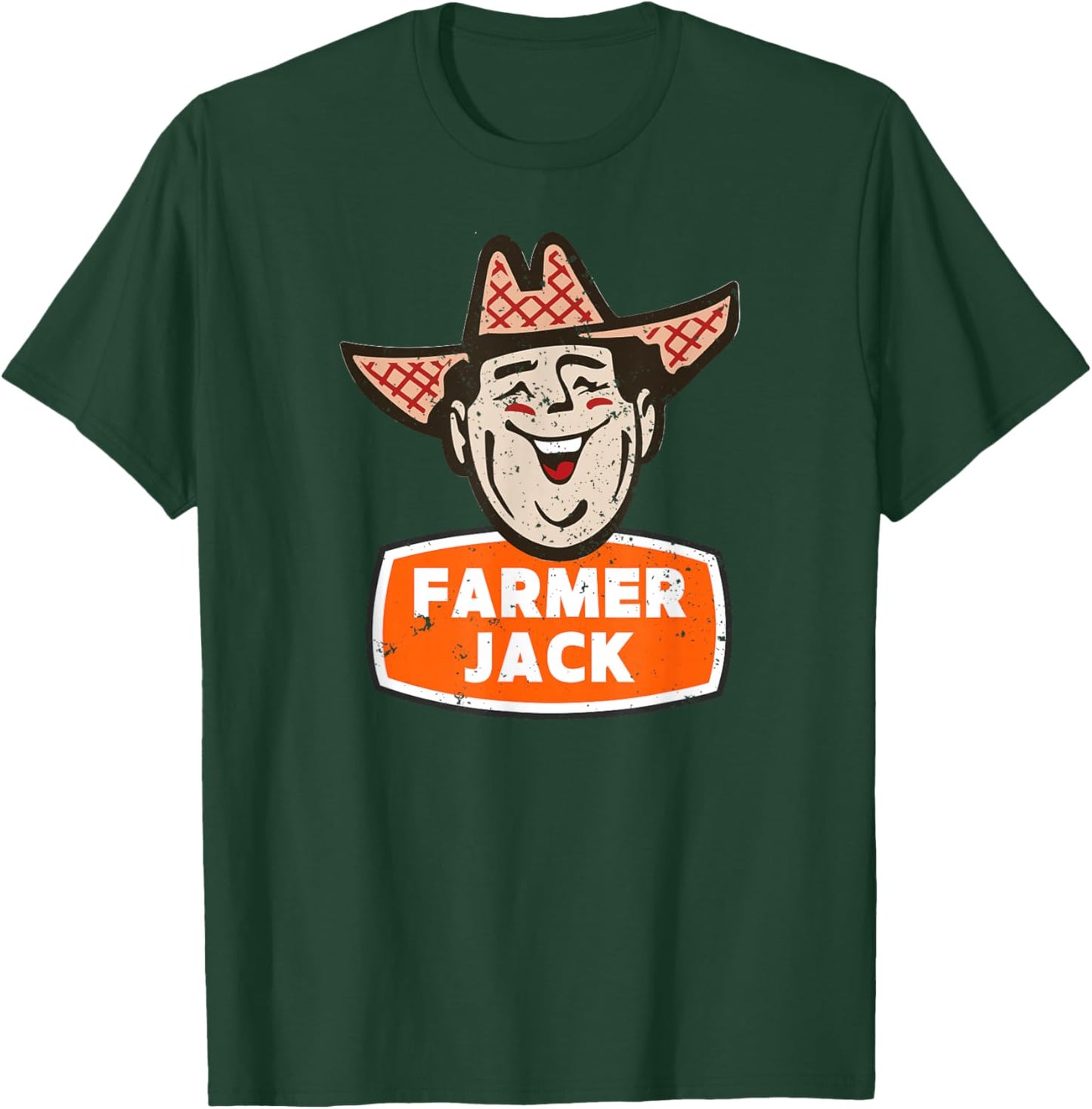 Farmer Jack Funny Retro Men's Women's T-Shirt - T-Shirt | Forest