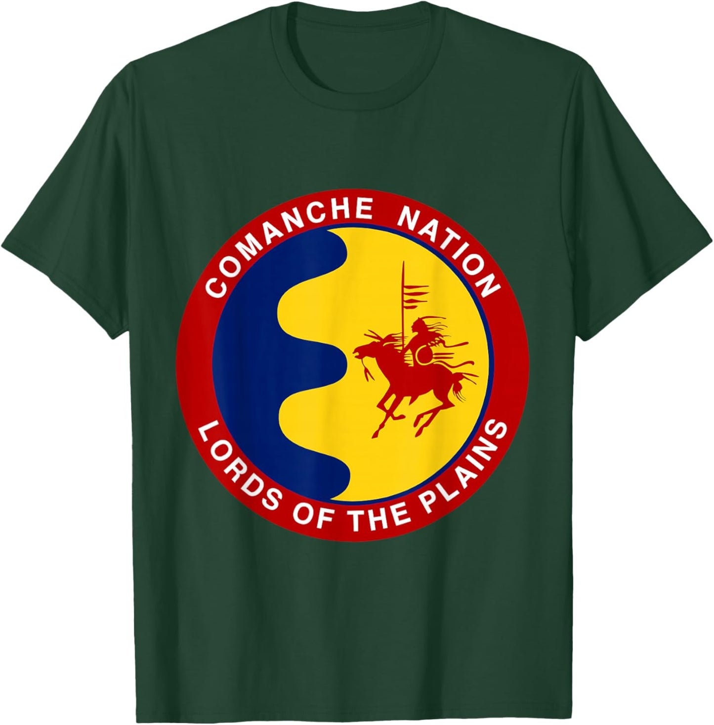 Comanche Nation Flag T-Shirt - T-Shirt | Forest