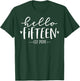 Hello Fifteen Est 2011 15th Birthday Girl 15-Year-Old T-Shirt - T-Shirt | Forest