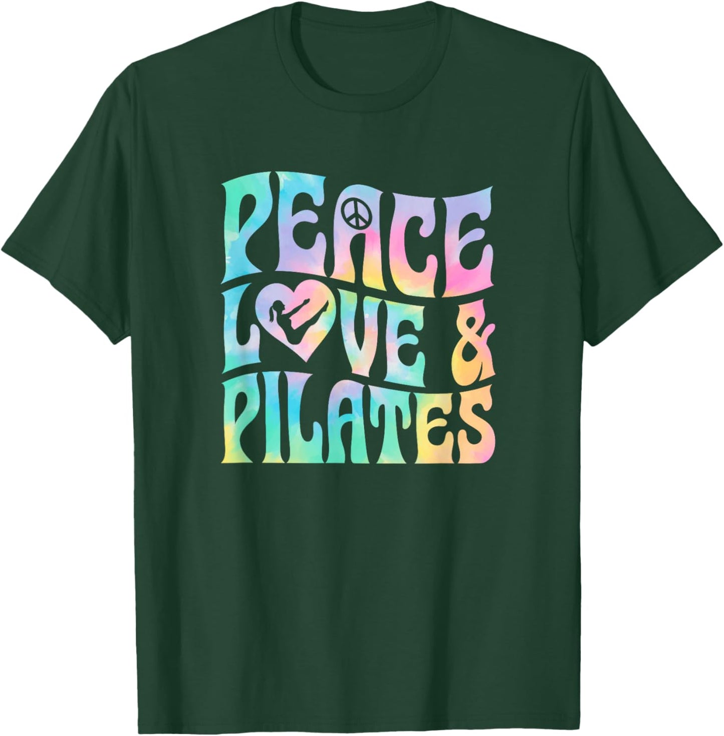 Peace Love and Pilates T-Shirt - T-Shirt | Forest