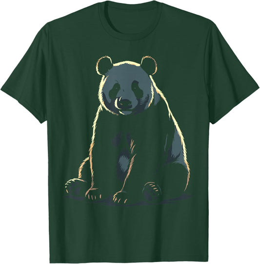 Cute Panda Bear T-Shirt - T-Shirt | Forest
