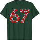 Valentine’s Day 67 Six Seven Meme 67th 6 7 Valentine Hearts T-Shirt - T-Shirt | Forest