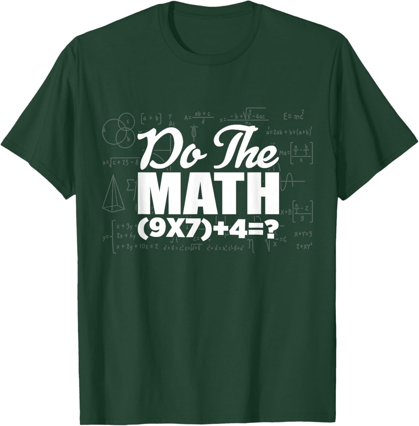 Do The Math Six Seven 6 7 Meme 6 7 Costume Couple T-Shirt - T-Shirt | Forest