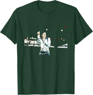 Michael Jackson Singing Live in Cardiff Bad Tour T-Shirt - T-Shirt | Forest