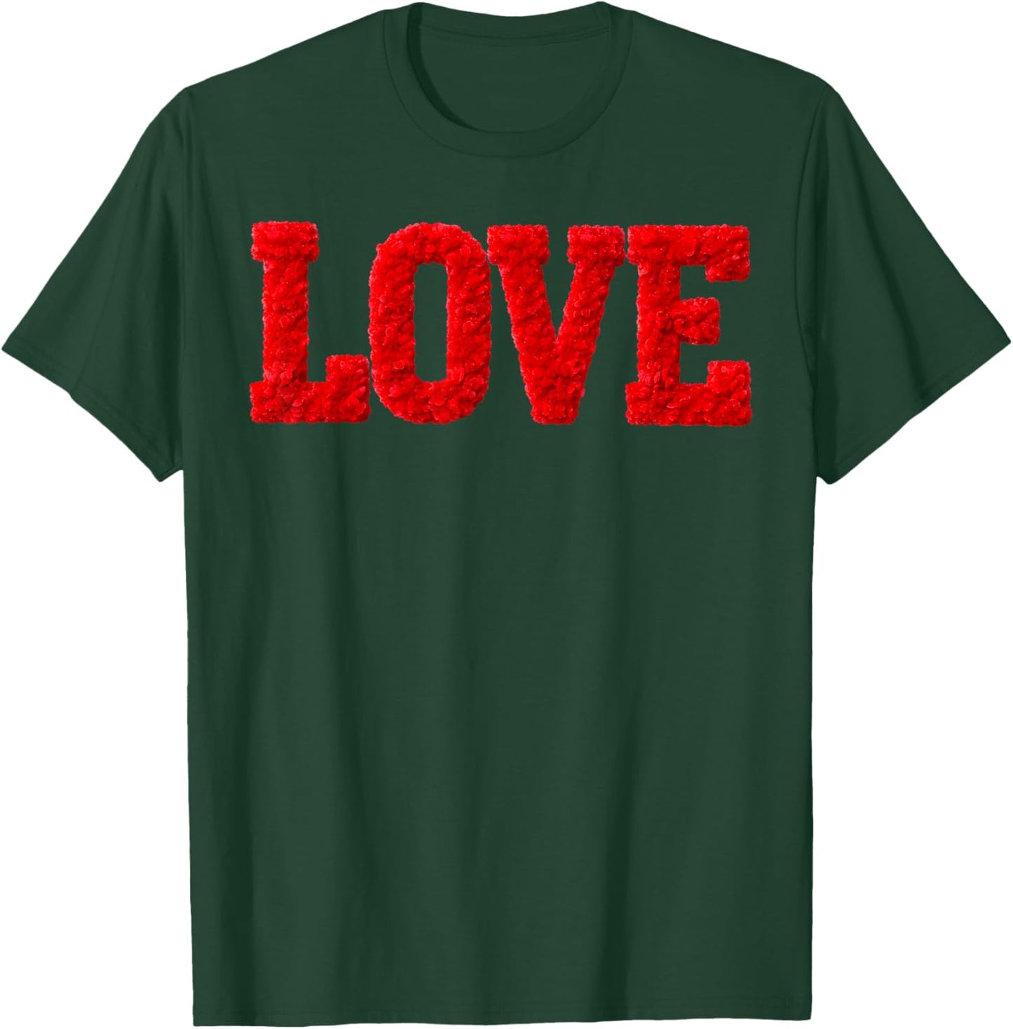 Love Valentines Day Cute Girl Wife Women Valentine T-Shirt - T-Shirt | Forest