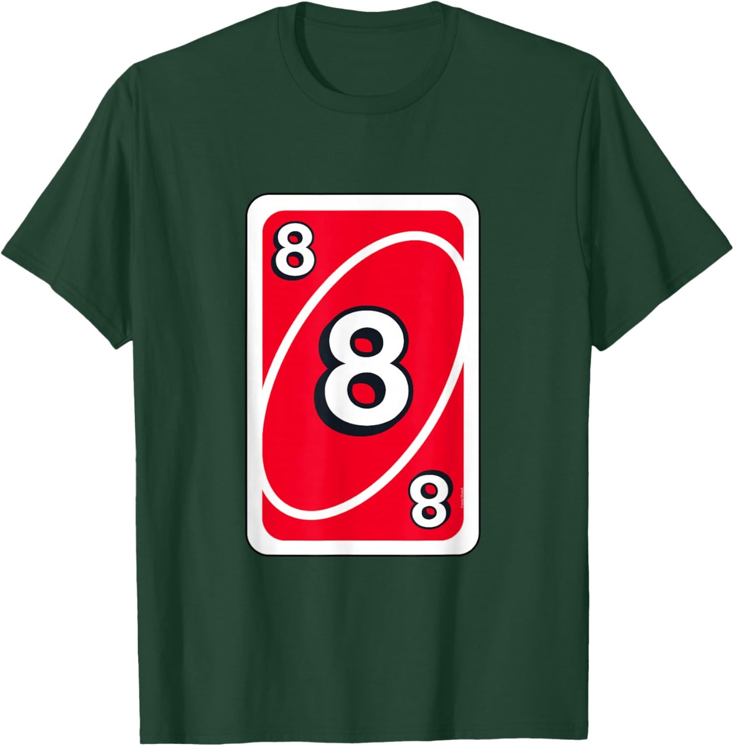 UNO Halloween Red 8" Card T-Shirt - T-Shirt | Forest