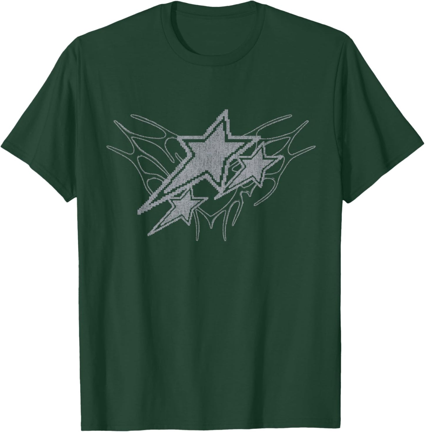 Y2k Stars 2000s Tattoo Vintage Grunge Graphic T-Shirt - T-Shirt | Forest
