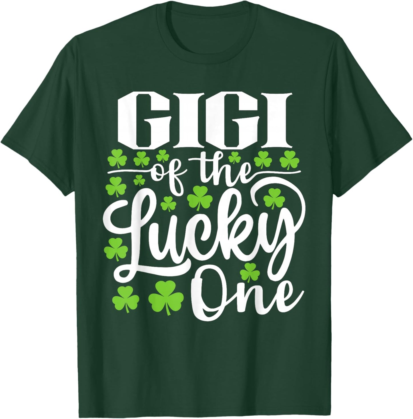 Gigi of The Lucky One First Birthday St Patrick's Day T-Shirt - T-Shirt | Forest