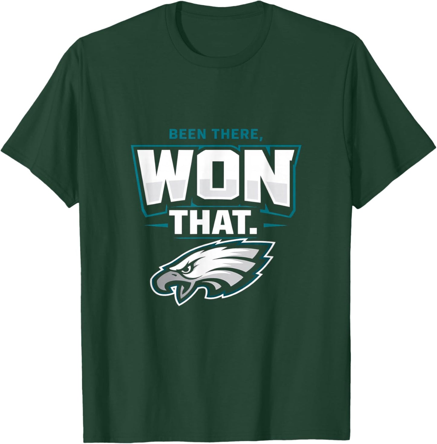 Been There Won That Bold Victory Fan Graphic T-Shirt - T-Shirt | Forest