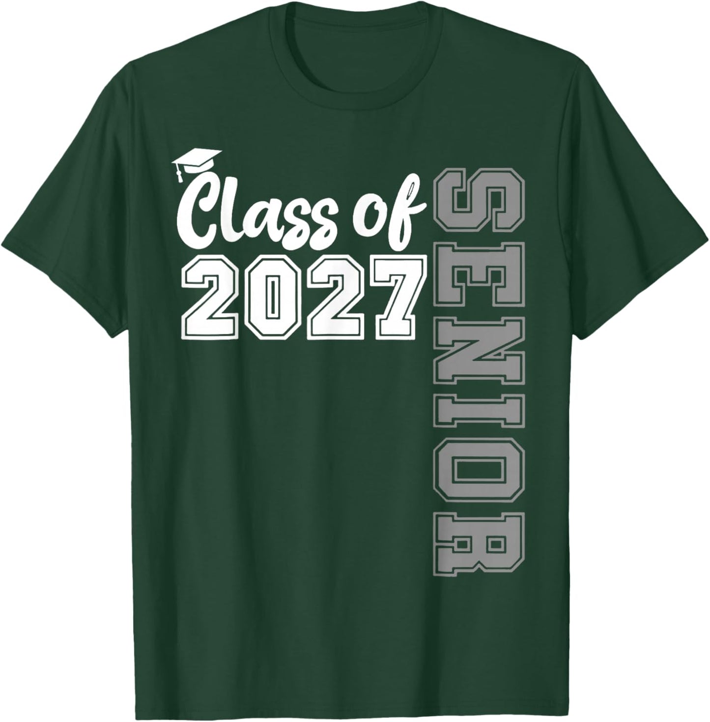 Class of 2027 Senior 2027 Back to School Graduation 2027 T-Shirt - T-Shirt | Forest