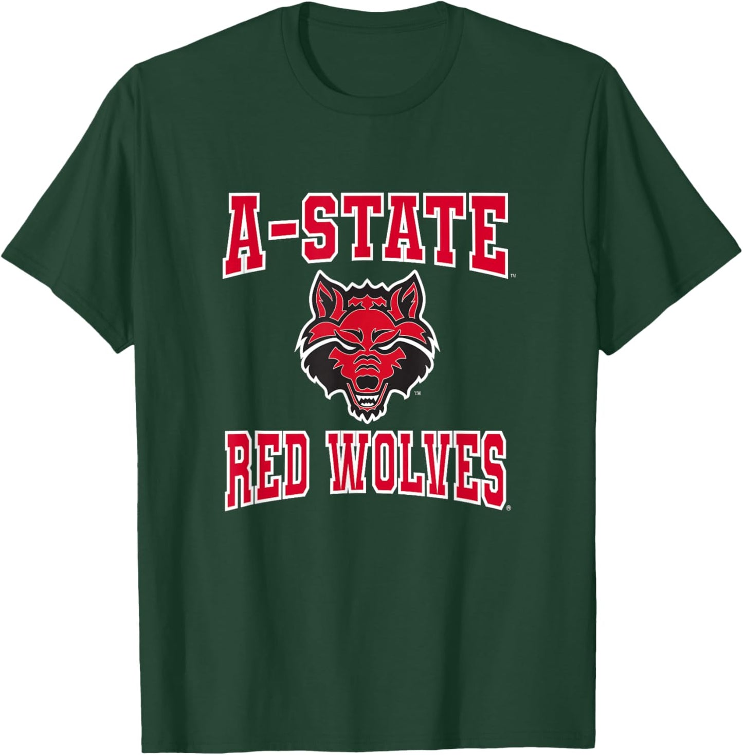 Arkansas State Red Wolves A-State NCAA ASTATE07 T-Shirt - T-Shirt | Forest