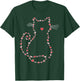 Cute Cat with Hearts Happy Valentines Boys Girls Kids T-Shirt - T-Shirt | Forest