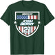 NASCAR Josh Berry 21 USA Flag Shield Crest and Stars T-Shirt - T-Shirt | Forest